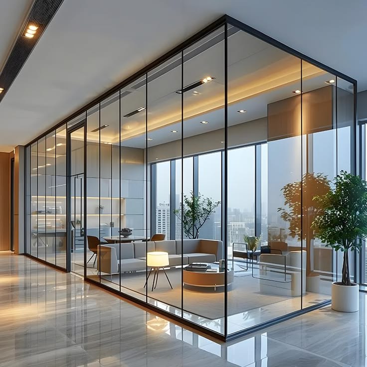Glass Partition